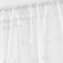 Voir la diapositive 2 : Paris Prix Paire de Voilages Passe-Tringle  Pompinou  70x200cm Blanc