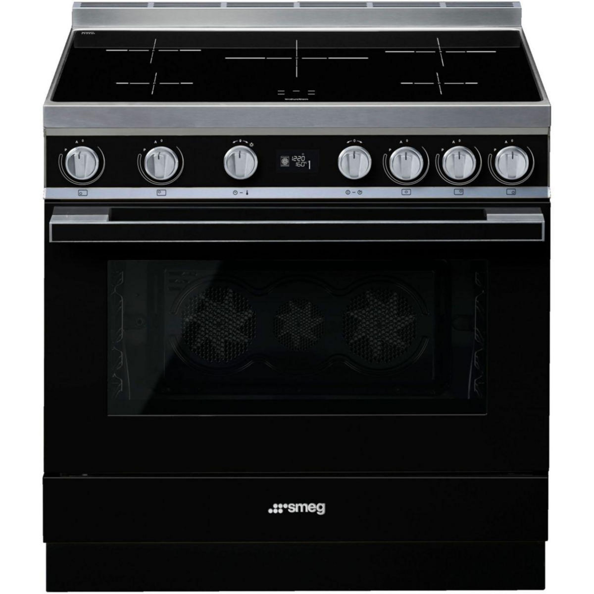 SMEG Piano de cuisson induction CPF9IPBL