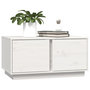 Voir la diapositive 4 : VIDAXL Table basse Blanc 80x50x40 cm Bois massif de pin