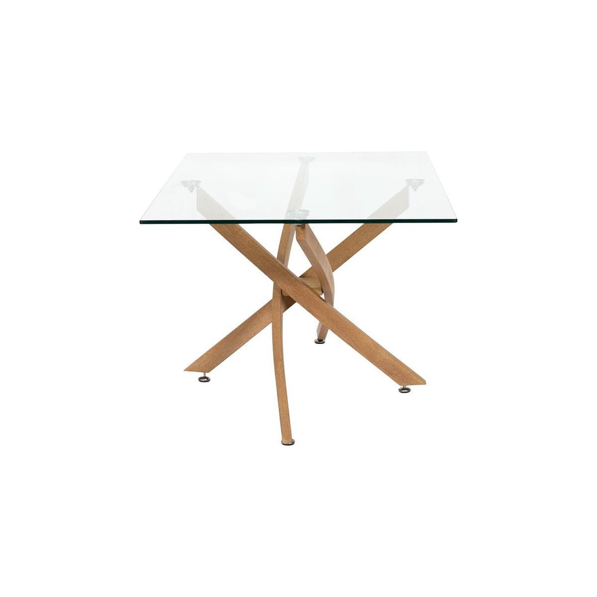 Voir la diapositive 3 : The Home Deco Factory Table basse en verre  heritage  100cm transparent