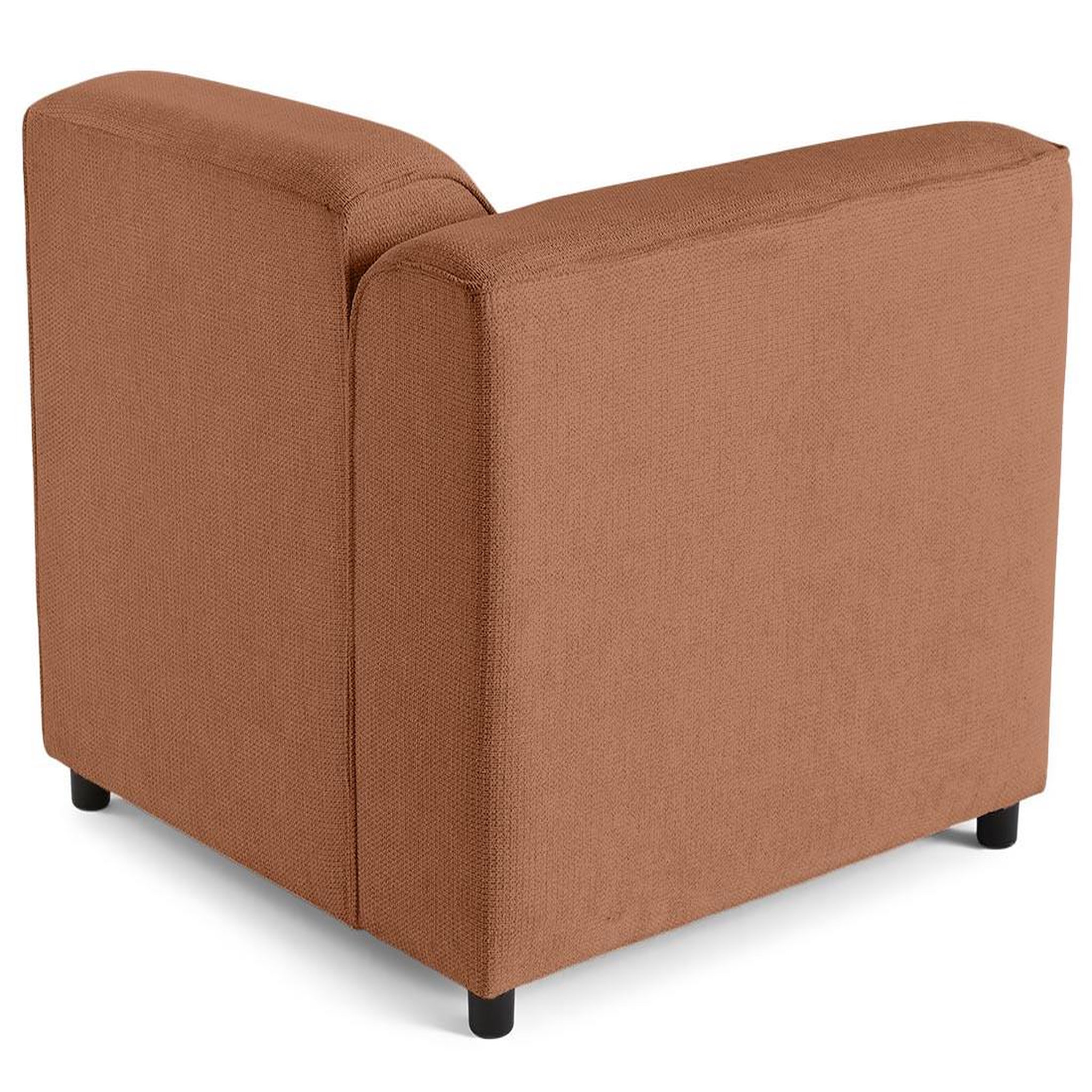 Voir la diapositive 5 : LISA DESIGN Suaro - module d'assise d'angle gauche en tissu texturé