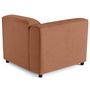 Voir la diapositive 5 : LISA DESIGN Suaro - module d'assise d'angle gauche en tissu texturé