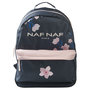 Voir la diapositive 1 : Naf Naf Sac à dos 2 compartiments bleu motif fleurs 