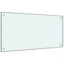 Voir la diapositive 4 : VIDAXL Dosserets de cuisine 2 pcs blanc 80x40 cm verre trempé