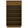 Voir la diapositive 5 : VIDAXL Armoire a chaussures Marron miel 60x34x105cm Bois de pin massif