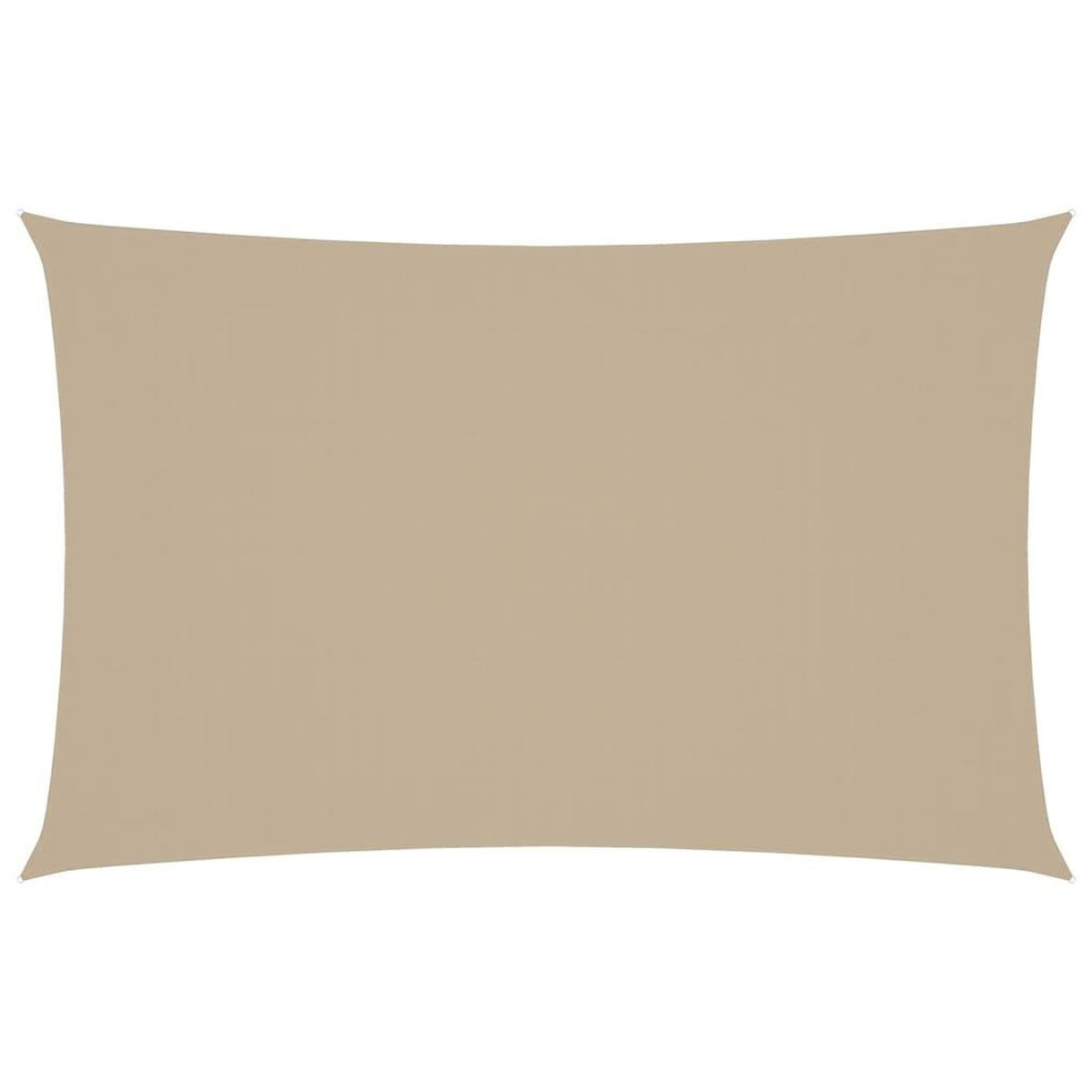 VIDAXL Voile de parasol tissu oxford rectangulaire 4x7 m beige