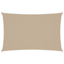 Voir la diapositive 2 : VIDAXL Voile de parasol tissu oxford rectangulaire 4x7 m beige