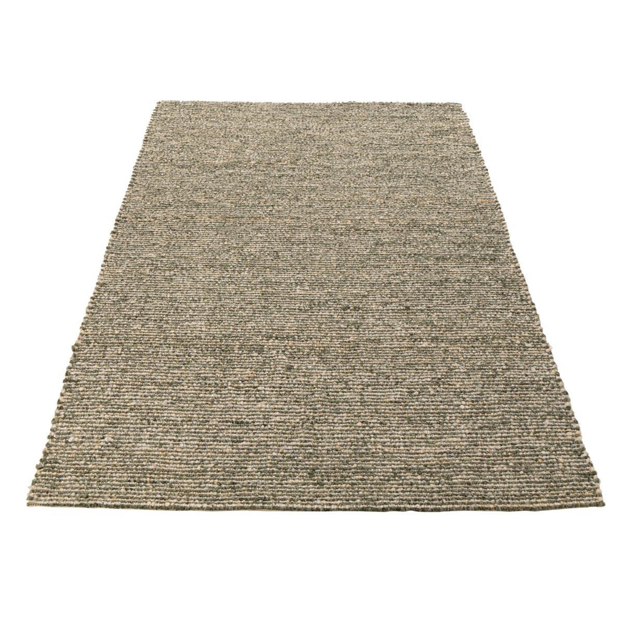 J-LINE Tapis déco tissé  harlan  200x300cm vert olive