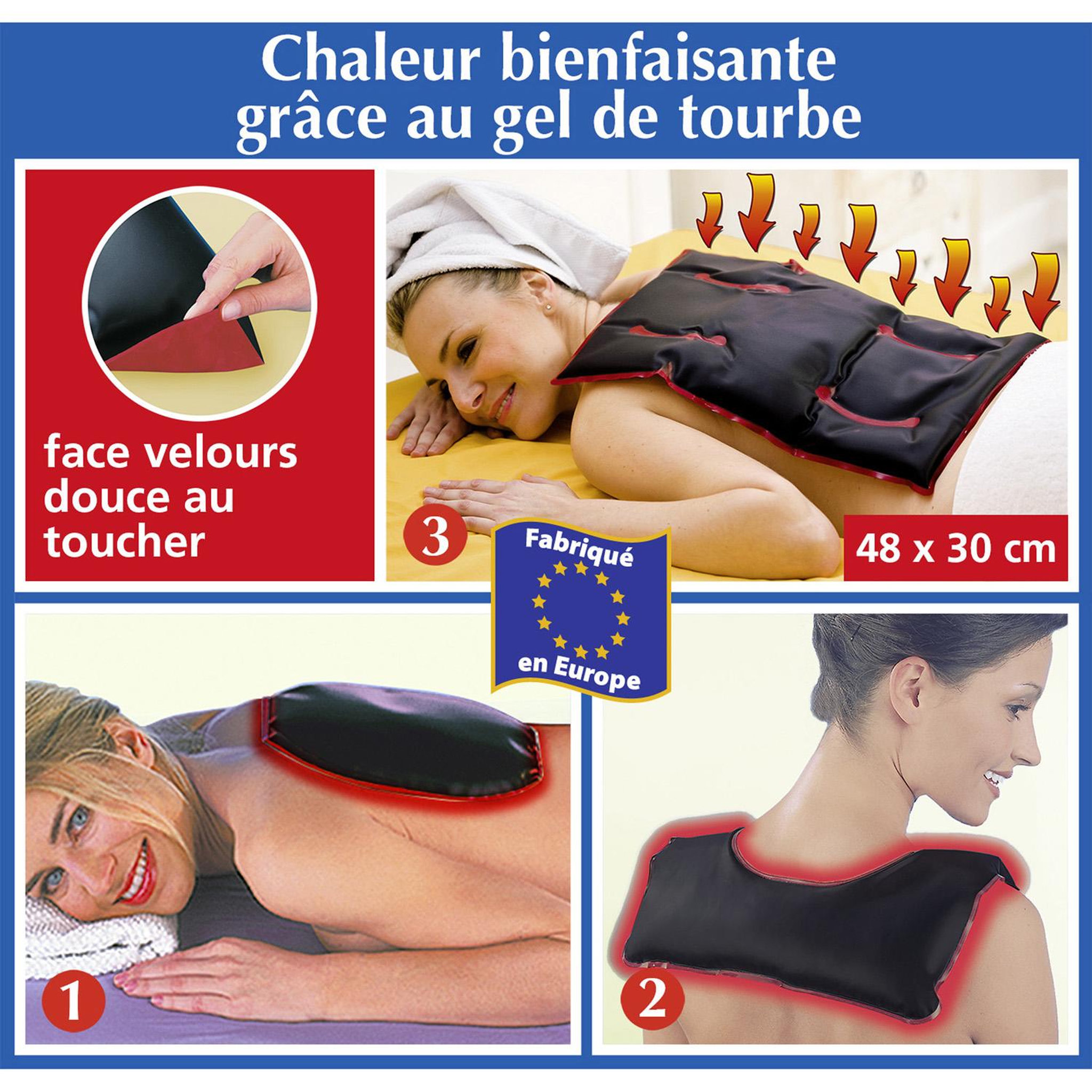 Voir la diapositive 2 : Wenko Coussin - bouillote au gel de tourbe exquis