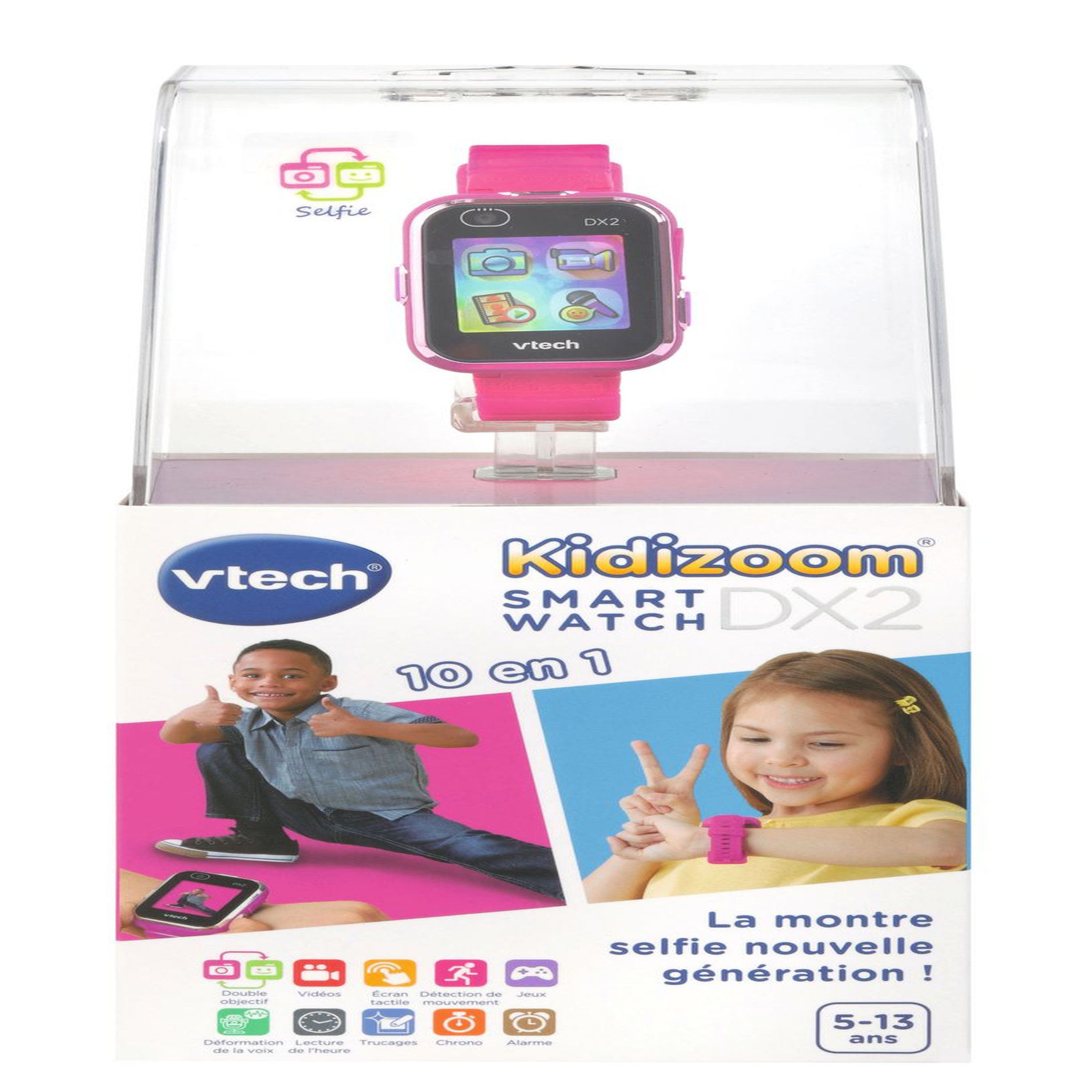 Voir la diapositive 4 : VTECH Smartwatch Connect DX2 framboise Kidizoom 