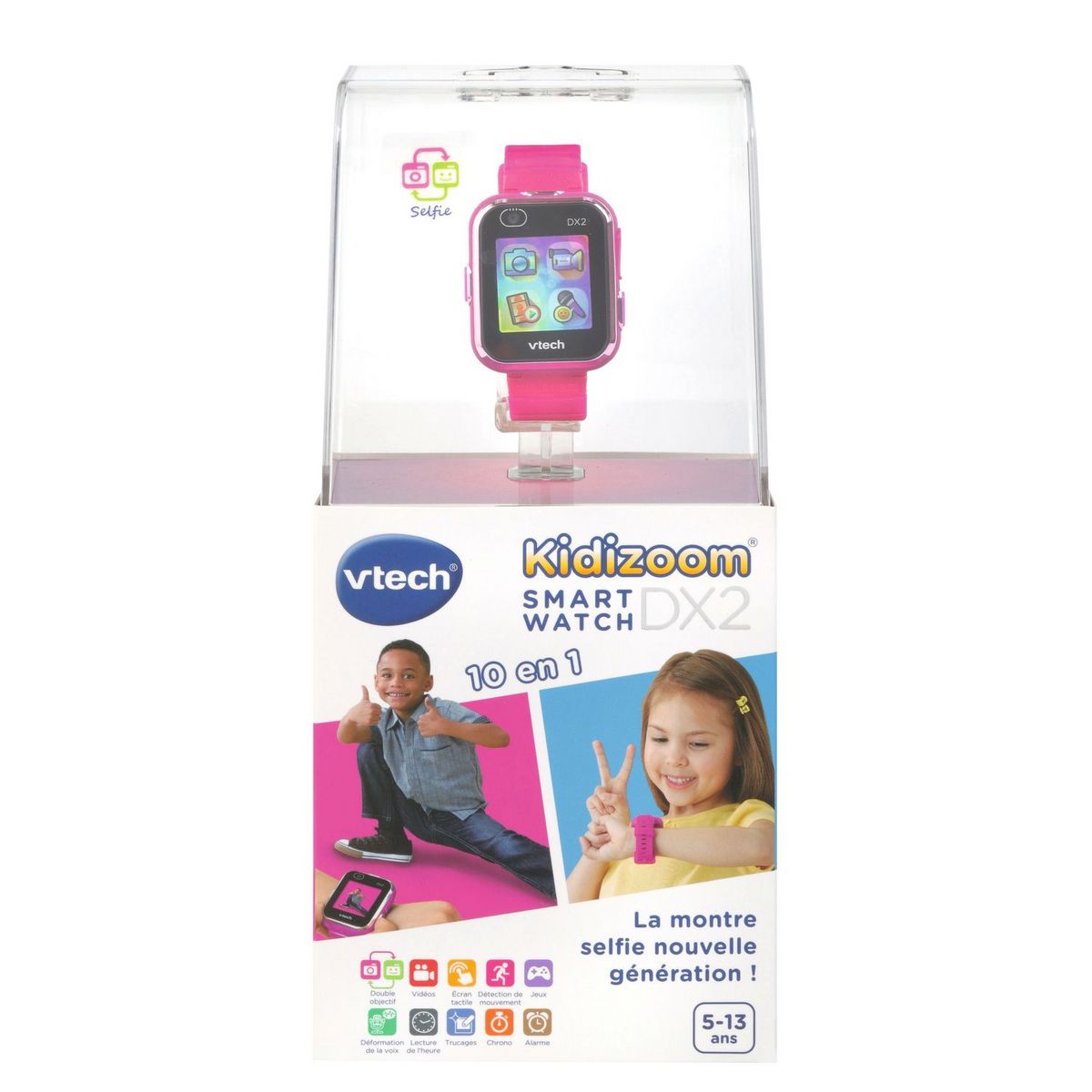 VTECH Smartwatch Connect DX2 framboise Kidizoom 