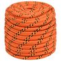 Voir la diapositive 2 : VIDAXL Corde de bateau Orange 16 mm 250 m Polypropylene