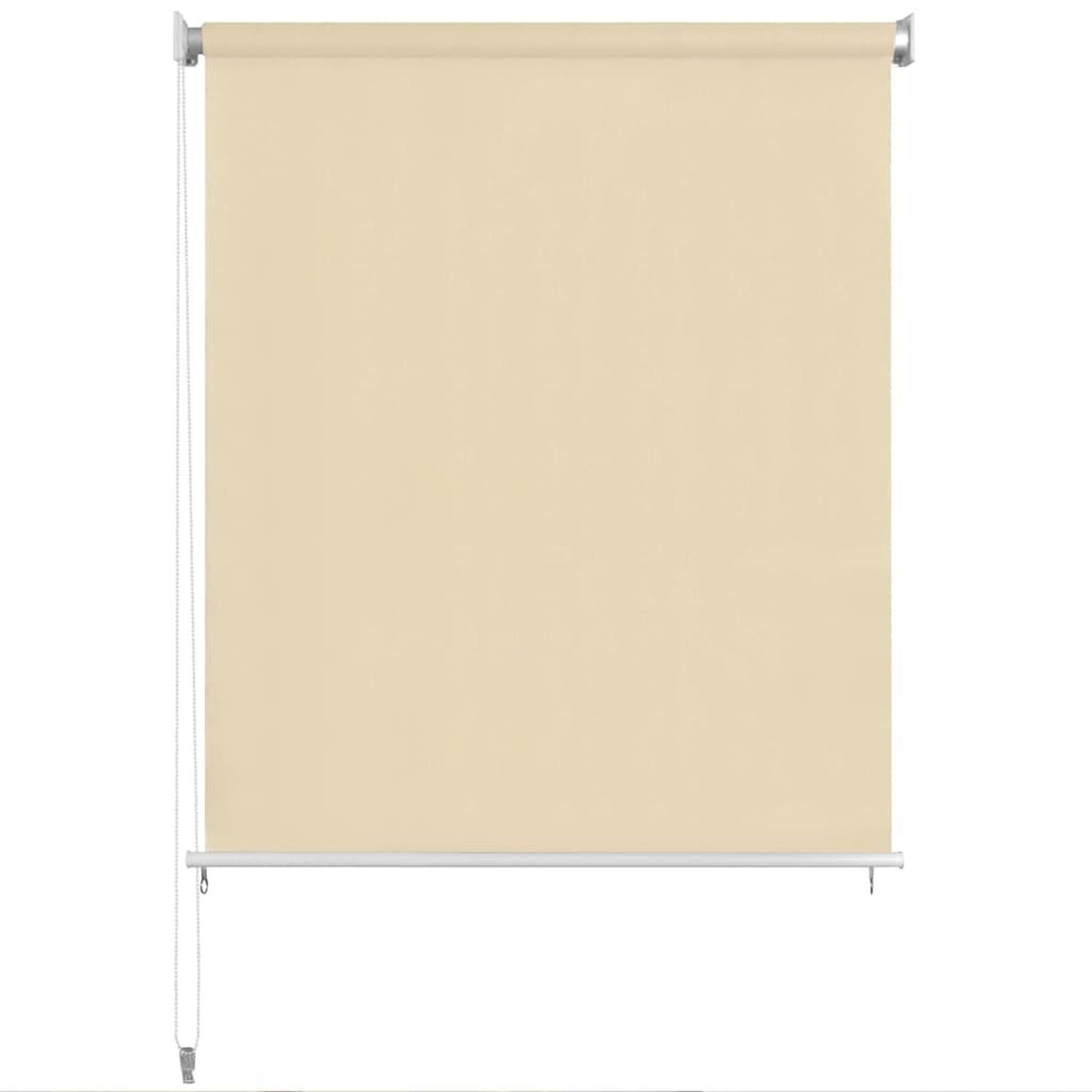 Voir la diapositive 2 : VIDAXL Store roulant d'exterieur couleur creme 85 (l) x 140 (h) cm hdpe