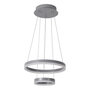Voir la diapositive 1 : Paris Prix Suspension en Métal Led  Plaox  120cm Gris