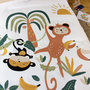 Voir la diapositive 4 : Home collection Parure housse de couette 100% microfibre 140x200 cm, ouisti