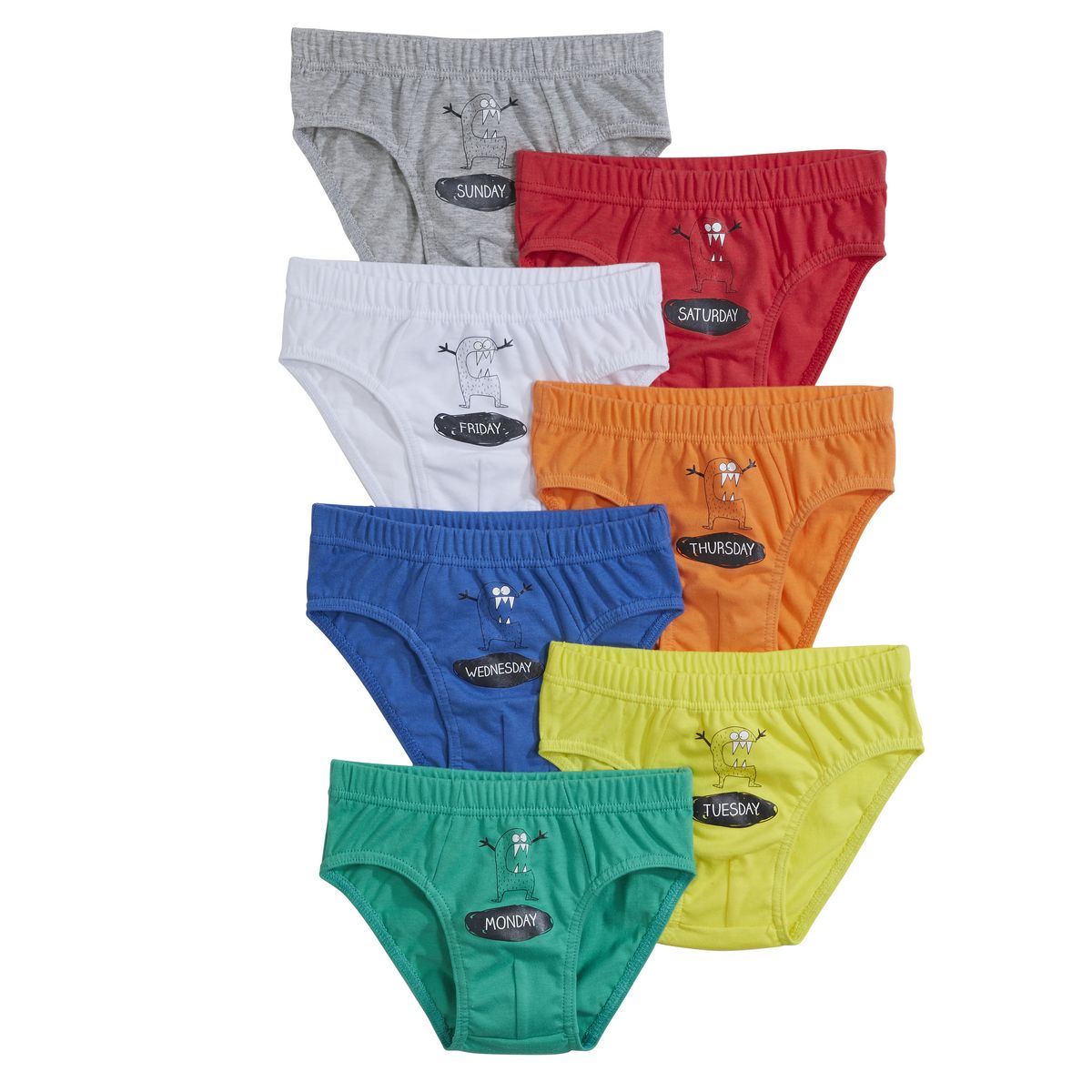 INEXTENSO Lot de 7 slips garçon