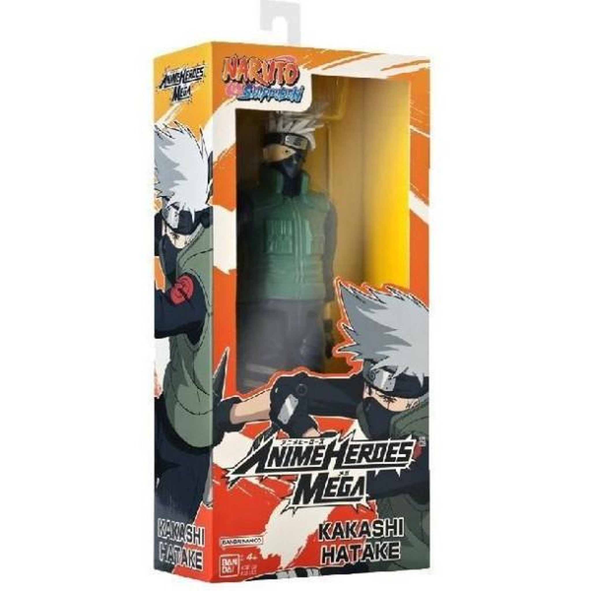 Voir la diapositive 6 : BANDAI Figurine Anime Heroes articulée - BANDAI - Naruto Shippuden - Kakashi Hatake Mega - 30 cm