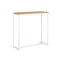 Voir la diapositive 1 : ID MARKET Console DETROIT design industriel bois et métal blanc