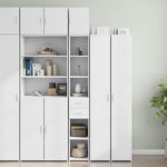 VIDAXL Armoire de rangement mince blanc 30x42,5x225 cm