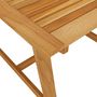 Voir la diapositive 5 : VIDAXL Table a manger de jardin 88x88x74 cm Bois d'acacia massif