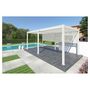 Voir la diapositive 2 : OMBREA Pergola bioclimatique autoportée 3x6 m - Aluminium - Blanc - VS OmBREA®