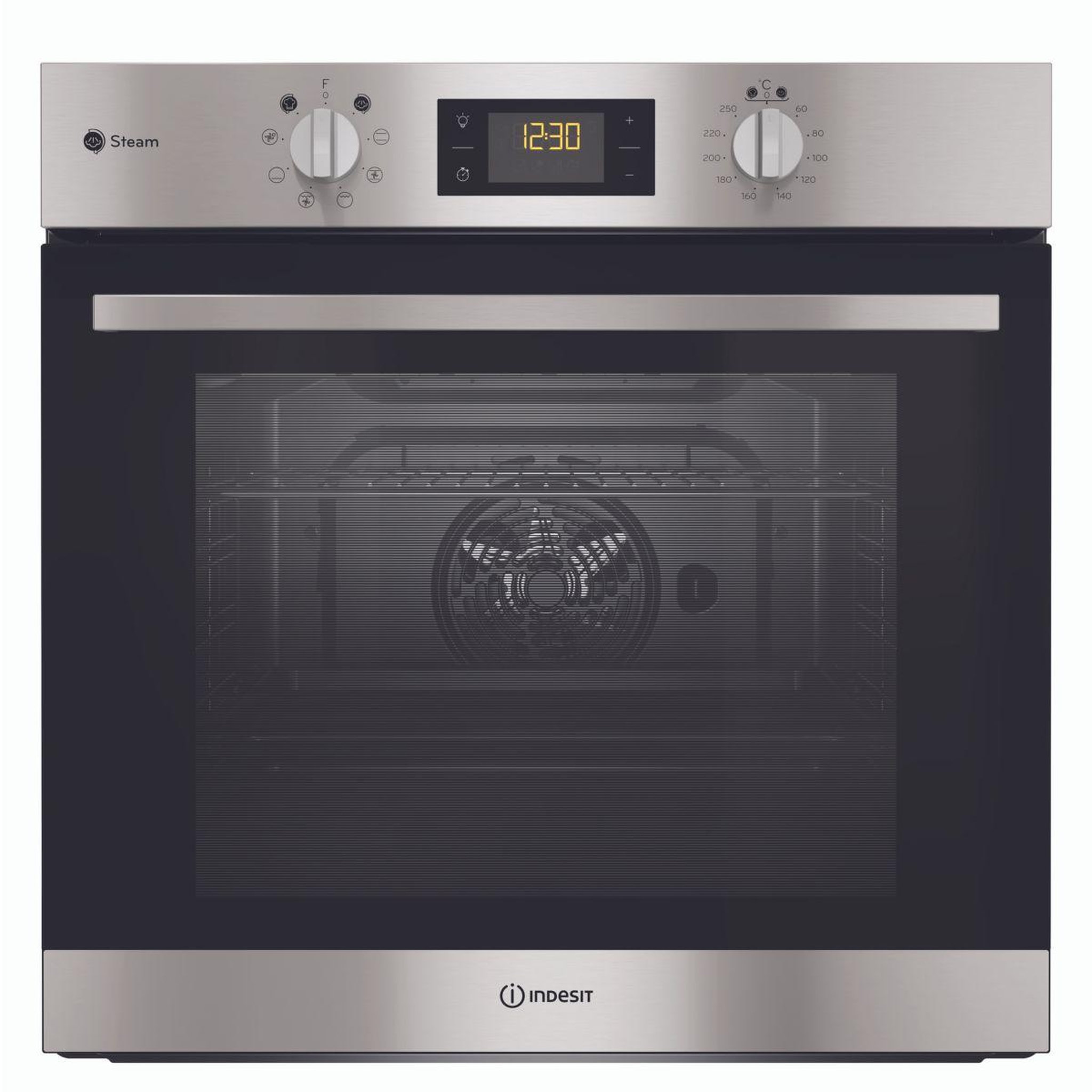 Voir la diapositive 1 : Indesit Four encastrable fonction vapeur IFWS6540CIX
