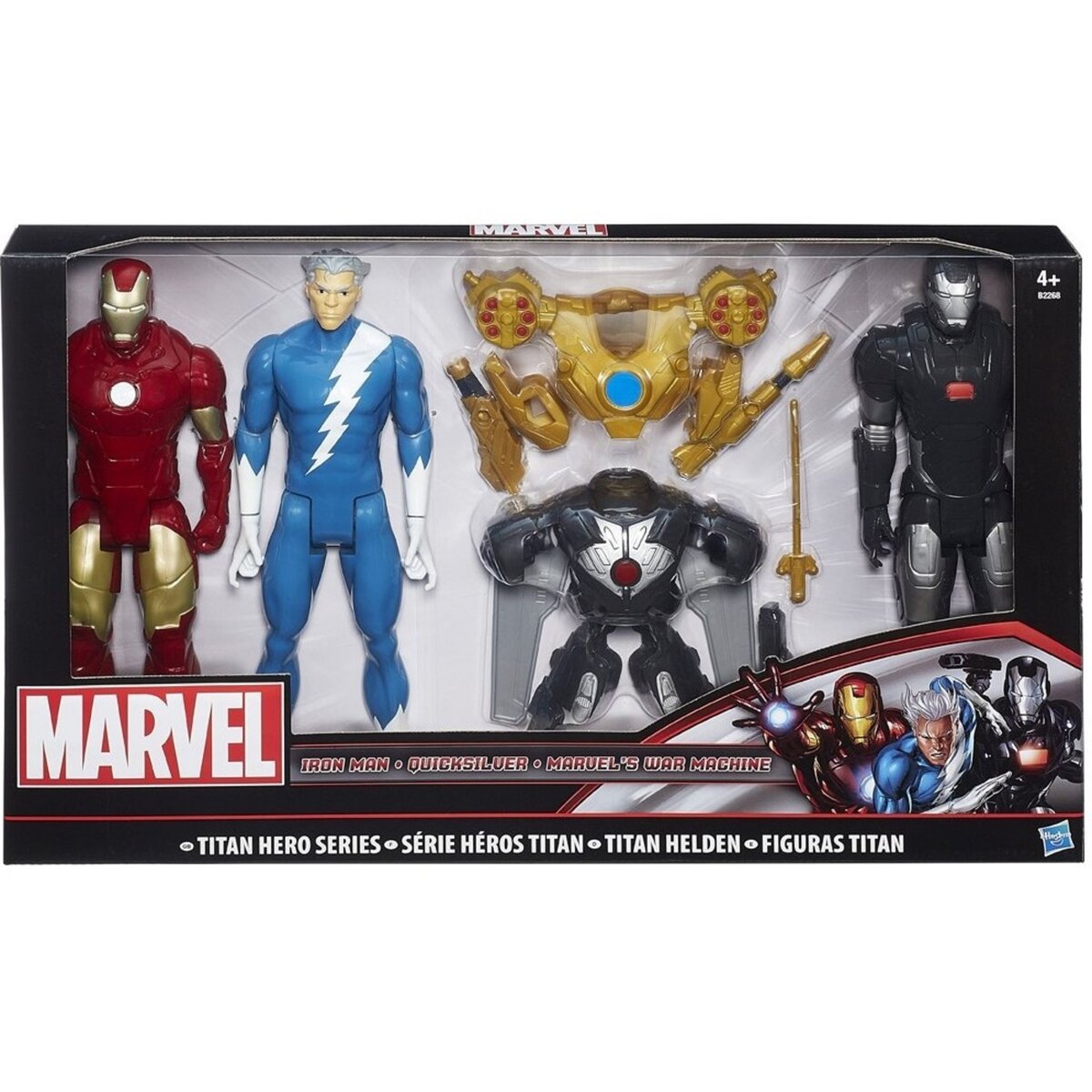 Super Hero - Figurines - Avengers - 5 piéces - plastique à prix pas cher