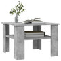 Voir la diapositive 3 : VIDAXL Table basse Gris beton 60x60x42 cm Bois d'ingenierie