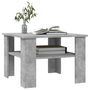 Voir la diapositive 3 : VIDAXL Table basse Gris beton 60x60x42 cm Bois d'ingenierie