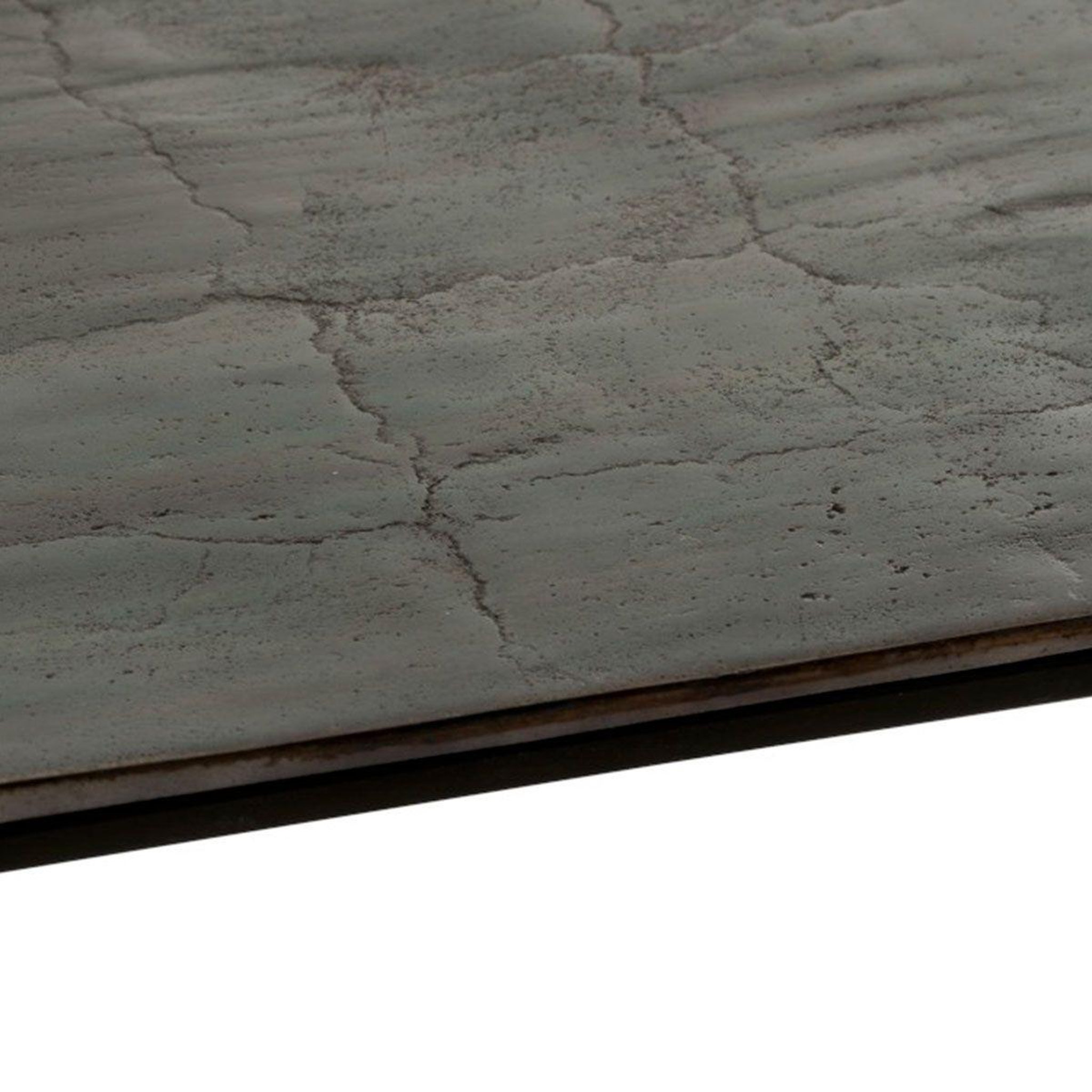 Voir la diapositive 6 : J-LINE Table basse rectangulaire  oxidize  110cm noir