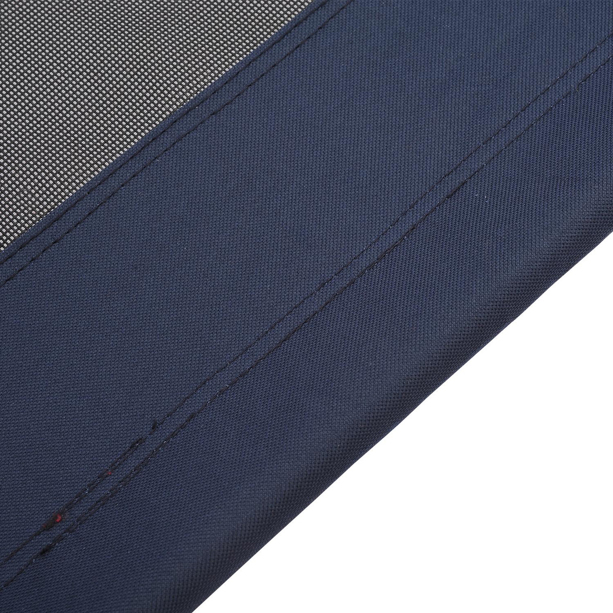 Voir la diapositive 6 : PAWHUT Lit pour chien chat lit de camp grand confort sur pieds tissu oxford textilène micro-perforé 76l x 61l x 18h cm bleu marine noir