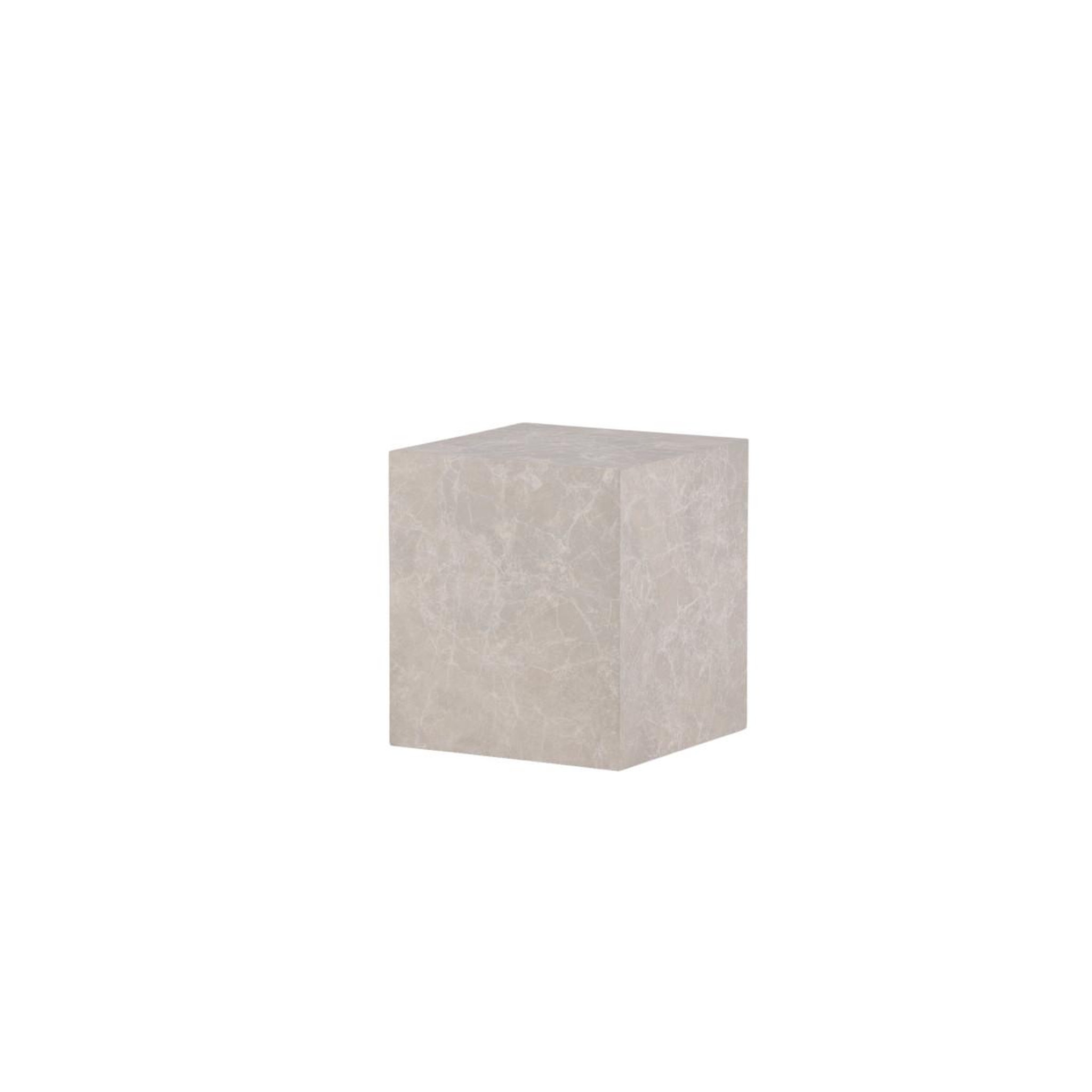 Voir la diapositive 3 : Paris Prix Table d'appoint imitation marbre  york  45cm beige