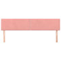 Voir la diapositive 3 : VIDAXL Tetes de lit 2 pcs Rose 100x5x78/88 cm Velours