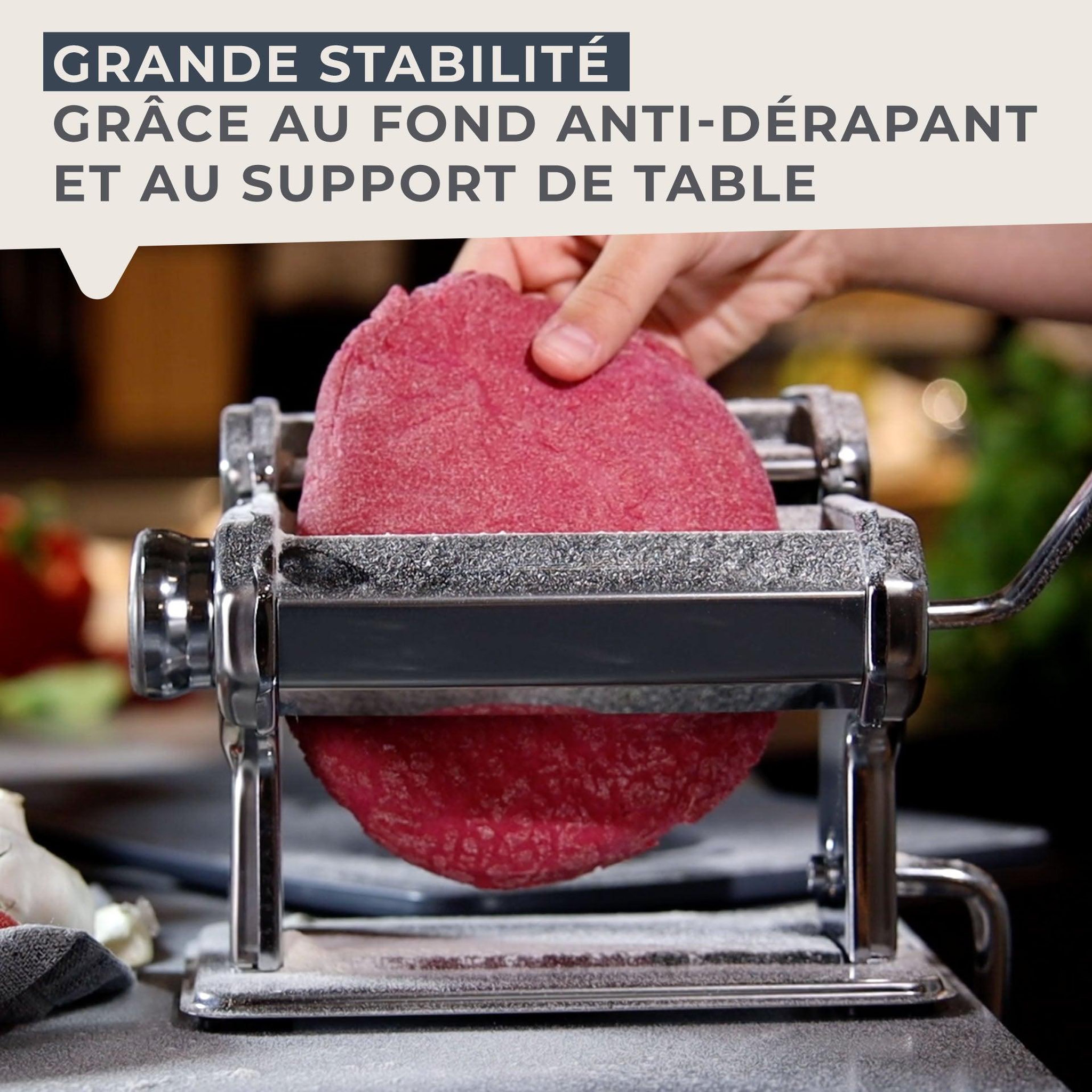 Voir la diapositive 4 : Fackelmann Machine à pâtes manuelle fackelmann easy prepare