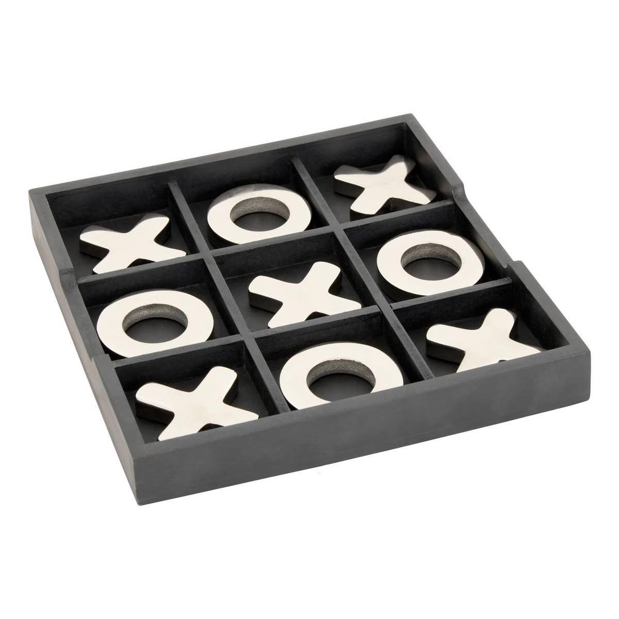 Voir la diapositive 2 : ATMOSPHERA Jeu de morpion déco  bilal  21cm noir
