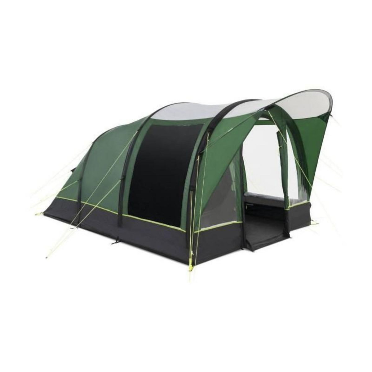 KAMPA Tente de camping gonflabe - 4 places - KAMPA - Brean 4 AIR - Vert et noir