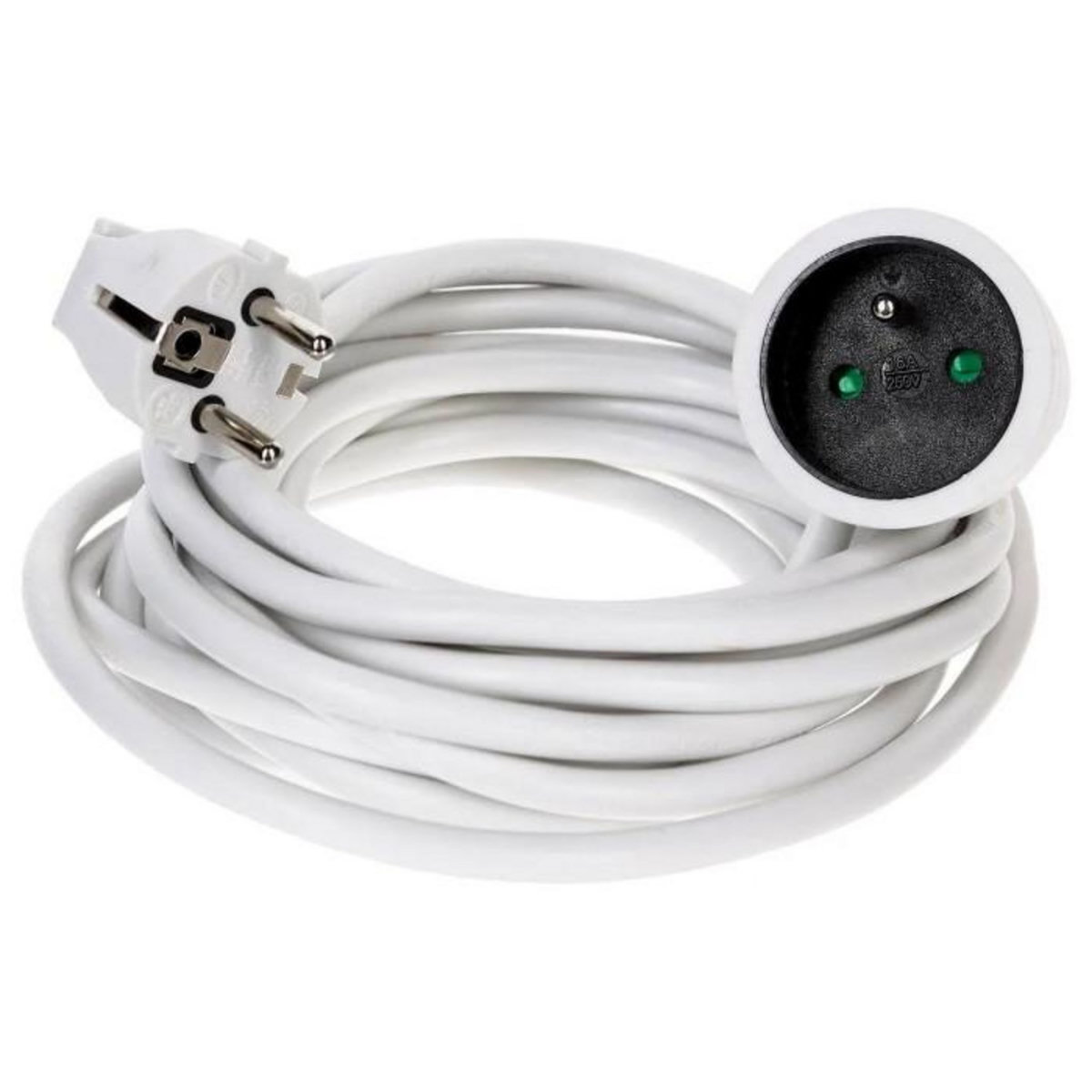 FIVE Rallonge Electrique  Terre  5m Blanc