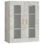 Voir la diapositive 2 : VIDAXL Armoire murale suspendue Gris beton 69,5x34x90 cm