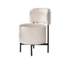 Voir la diapositive 2 : LISA DESIGN Tissia - lot de 2 chaises pivotantes - en tissu bouclette