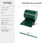 Voir la diapositive 6 : tectake Bandes brise-vue PVC pour clôtures à barreaux simples et doubles vert