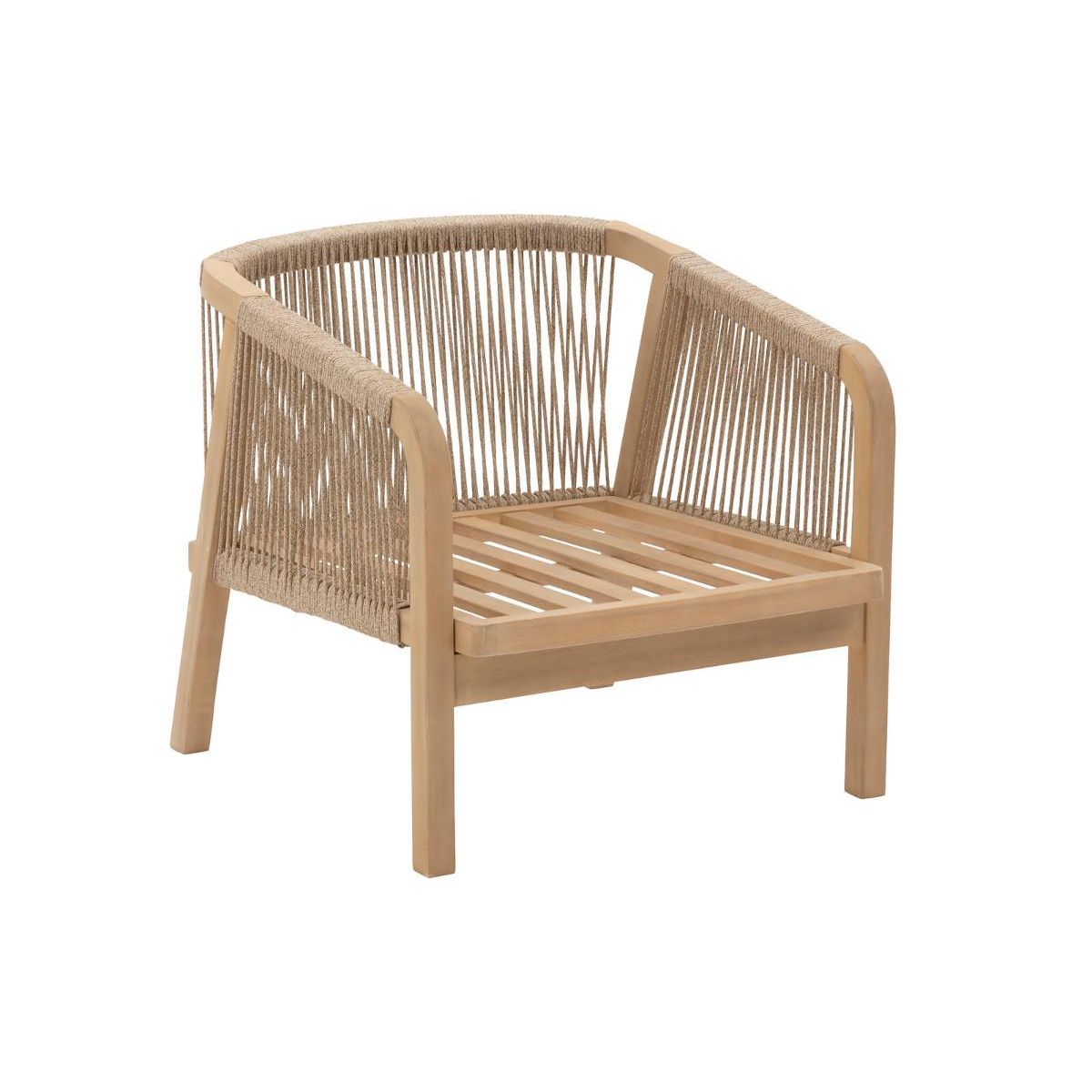 HESPERIDE Salon de jardin en bois d'acacia Papouasie - 5 places - Hespéride