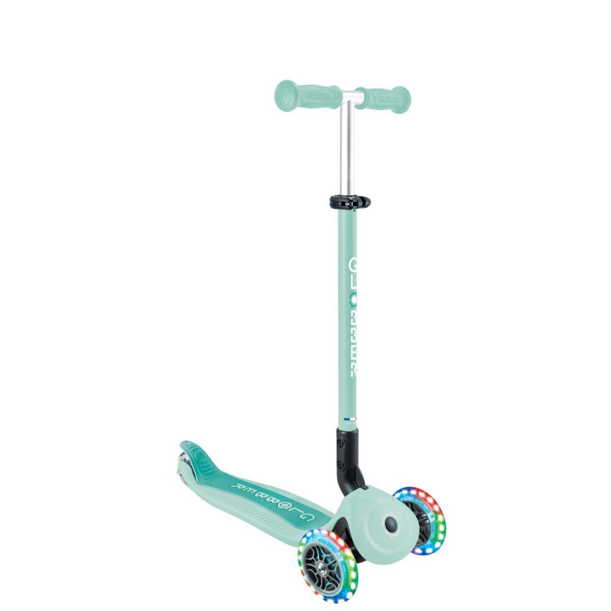 Globber Trottinette Go Up Active Lights 360° pastel menthe