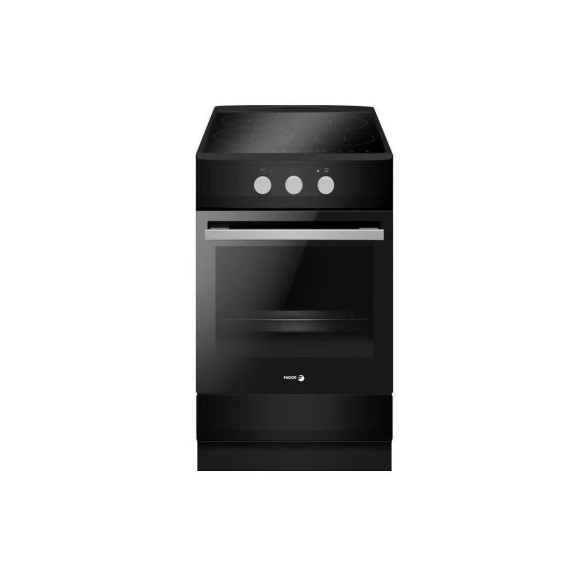 Voir la diapositive 1 : Fagor Cuisinière induction 65l 4 feux noir - faci203n