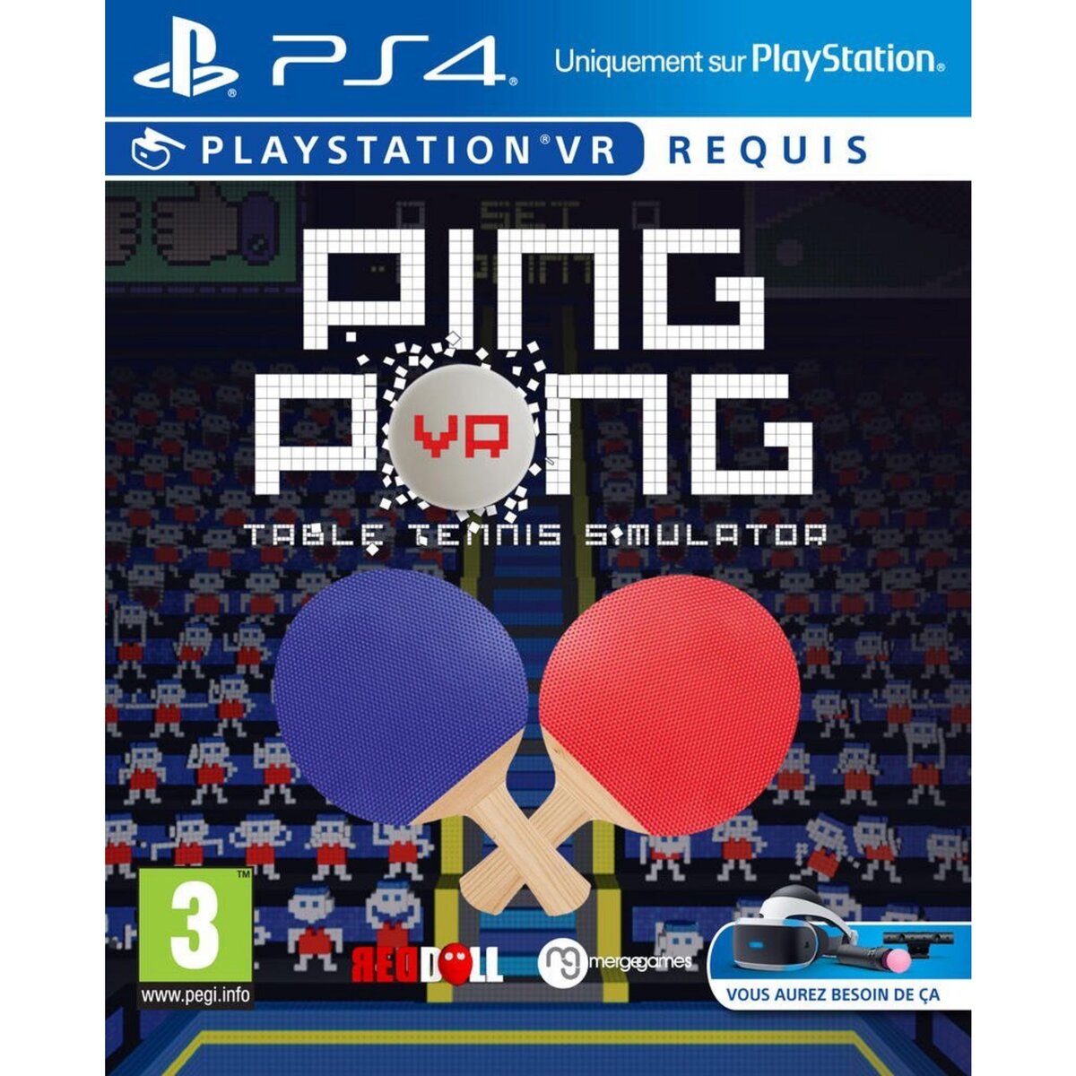 Ping Pong Table Tennis Simulator VR PS4