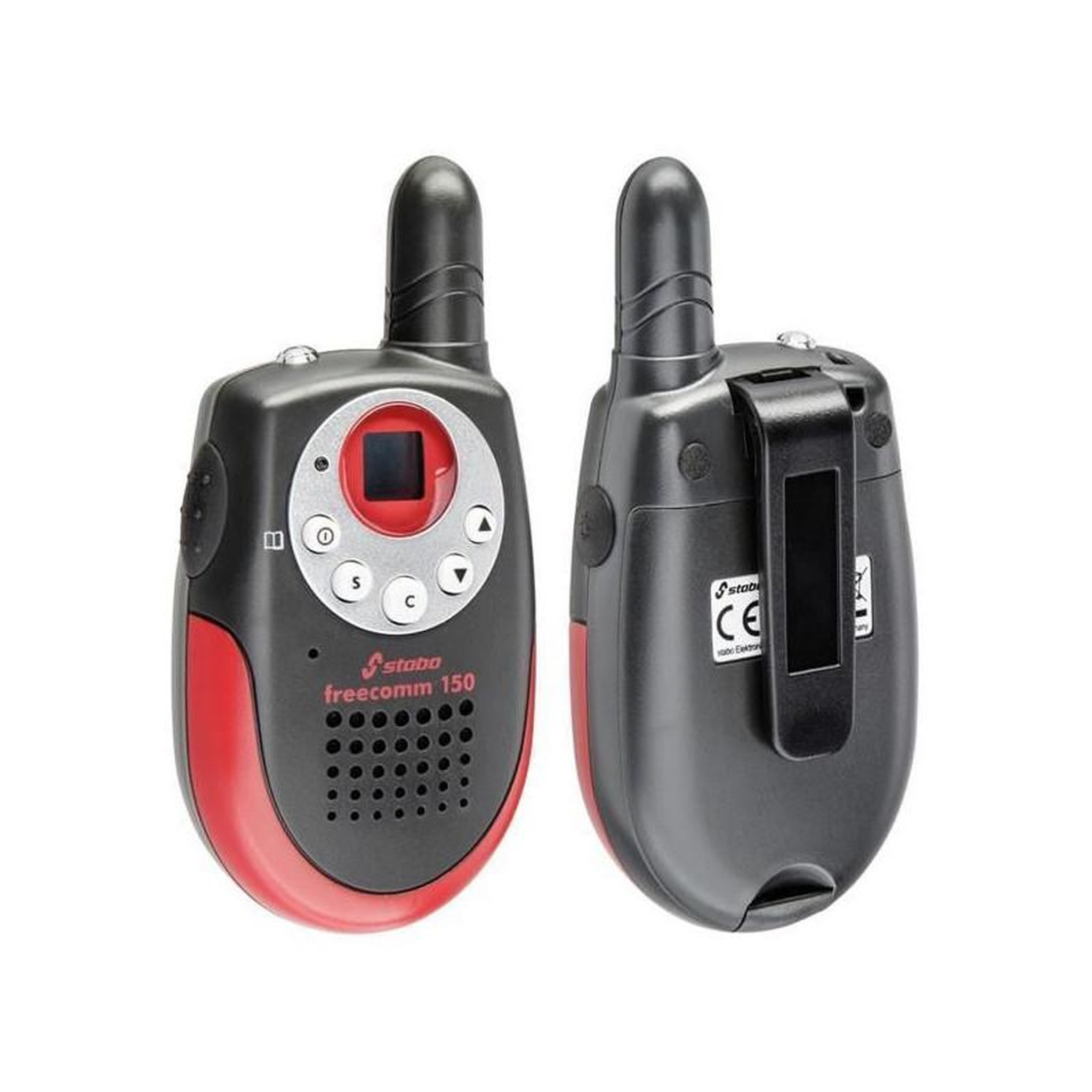 Voir la diapositive 2 : TXMS150 - KIT 2 TALKIES WALKIES STABO SET FREECOMM 150 PRESIDENT ELECTRONICS - FREECOMM150