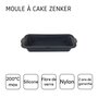 Voir la diapositive 4 : ZENKER Ensemble de 2 Moules à cake 31,5 cm Zenker Silicone fibre de verre