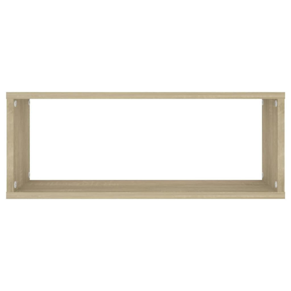 VIDAXL Etageres murales cube 6 pcs Chene sonoma Bois d'ingenierie