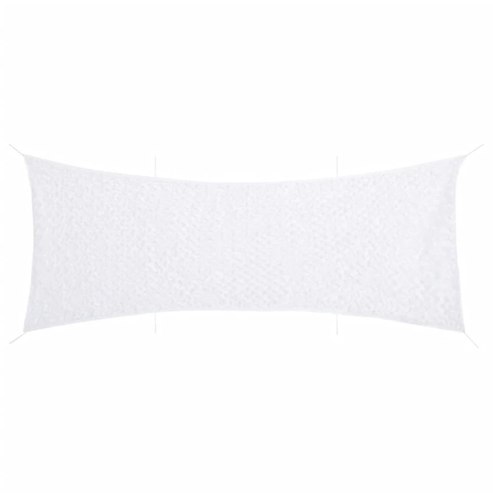 VIDAXL Filet de camouflage avec sac de rangement 721x294 cm blanc