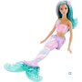 MATTEL Barbie sirène multicolore