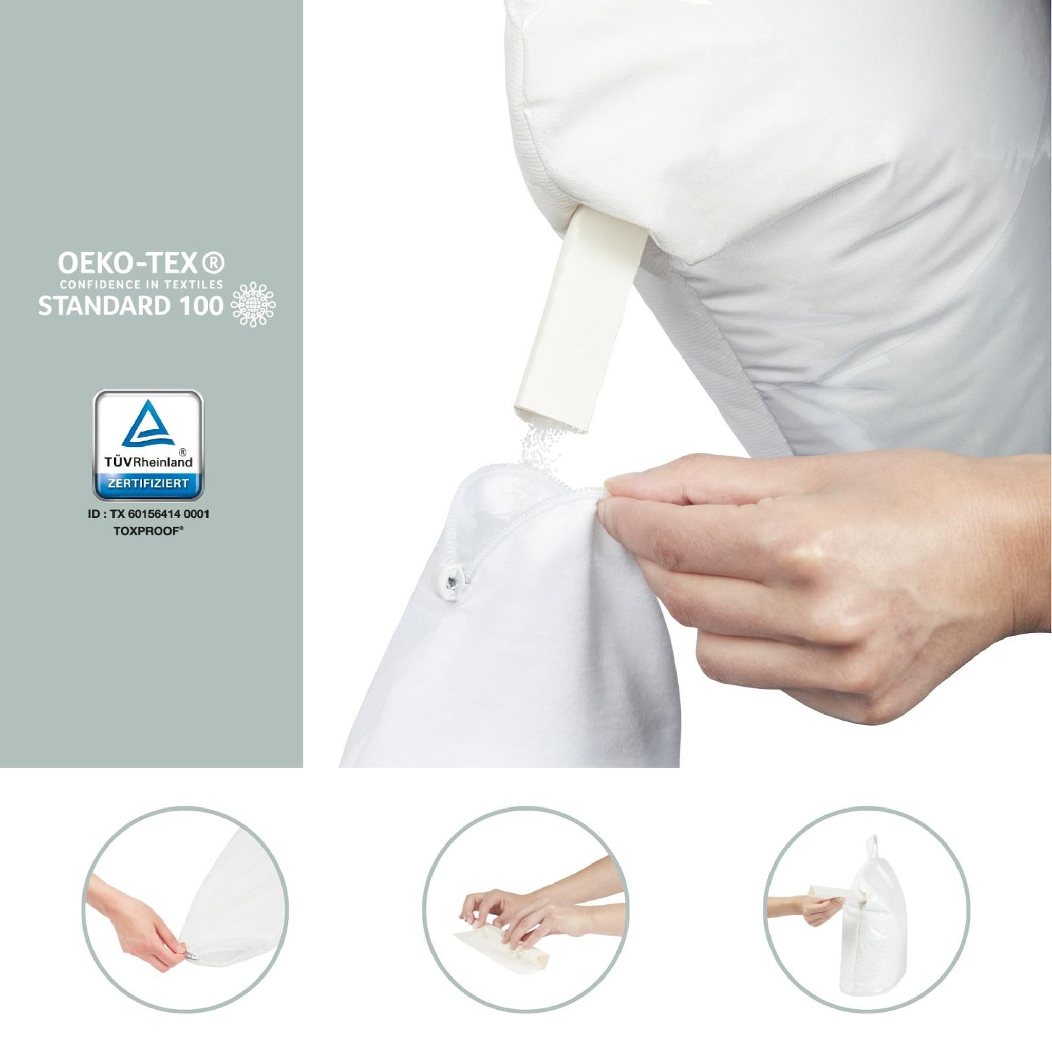 Voir la diapositive 4 : BABYMOOV Recharge Microbilles 10 L doomoo - recharge universelle pour coussin de grossesse